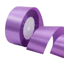 Lila szatén szalag, 4 cmx 22,5 m