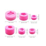 6 darab virág öntőforma