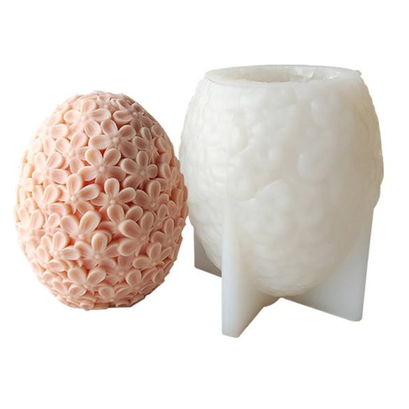 Virágmintás tojás szilikon öntőforma