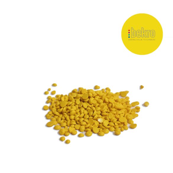 Bekro gyertyaszínező mártott gyertyákhoz - sárga, 2 g