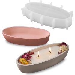 Csónak formájú tálka szilikon öntőforma
