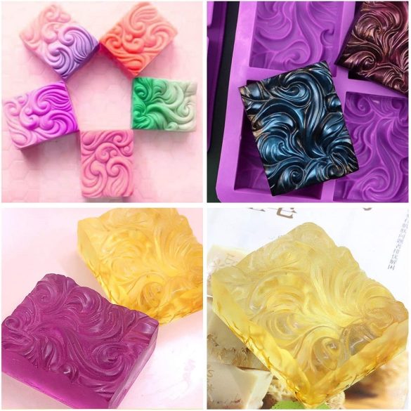 Sea Waves Silicone Mold For Soaps