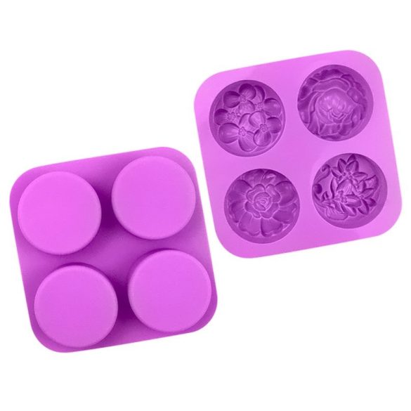 Four Kinds Of Flowers Silicone Mold