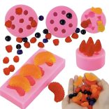 Gyümölcs formájú öntőforma szett