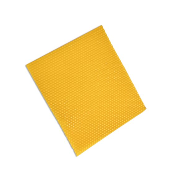 Méhviasz lap - sárga, 18,5x21 cm