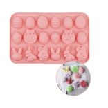 Húsvéti szilikon öntőforma illatviasz készítéséhez 