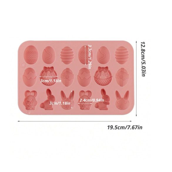 Húsvéti szilikon öntőforma illatviasz készítéséhez 