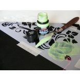 Sötétben világító akrilfesték, 30 ml - lila