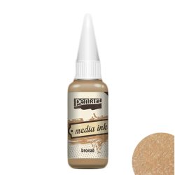 Media Ink Metallic 20 ML - Bronze