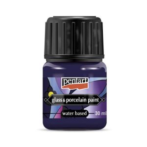 Üveg és porcelánfesték, kerámiapor színező - lila