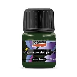 Üveg és porcelánfesték, kerámiapor színező - zöld