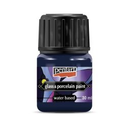 Üveg és porcelánfesték, kerámiapor színező - kék