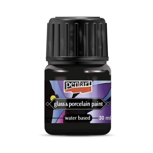 Üveg és porcelánfesték, kerámiapor színező - fekete