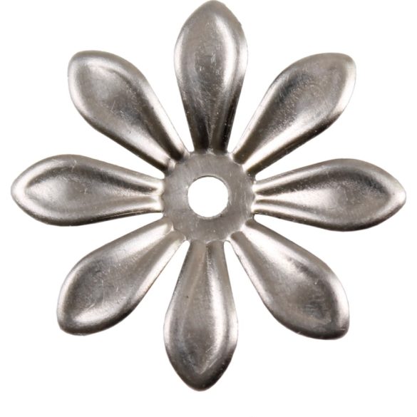 Metal Decorative Element, Flower 2.5 Cm, 10 Pcs/Pack