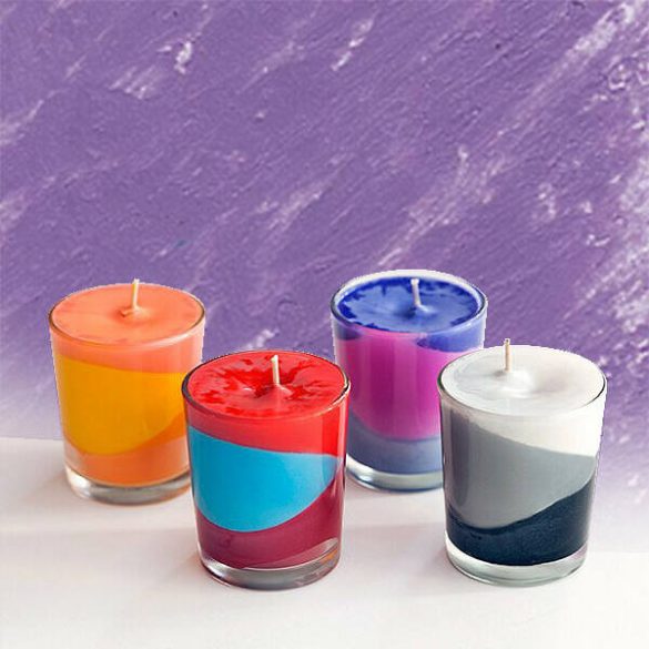 2 Pcs Candle Coloring Stick - Purple