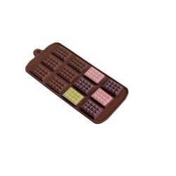 Táblás csoki szilikon öntőforma