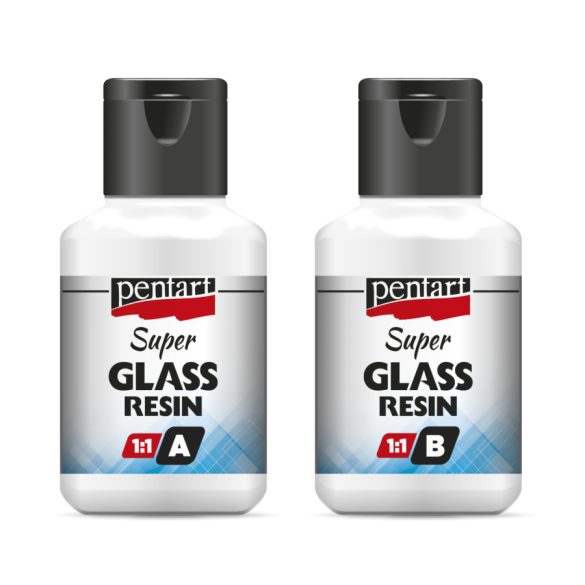Pentart Glass Resin Set 1:1 - 2X40 ML