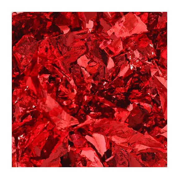 Színes fólia pehely - piros