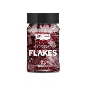 Színes fólia pehely - pink