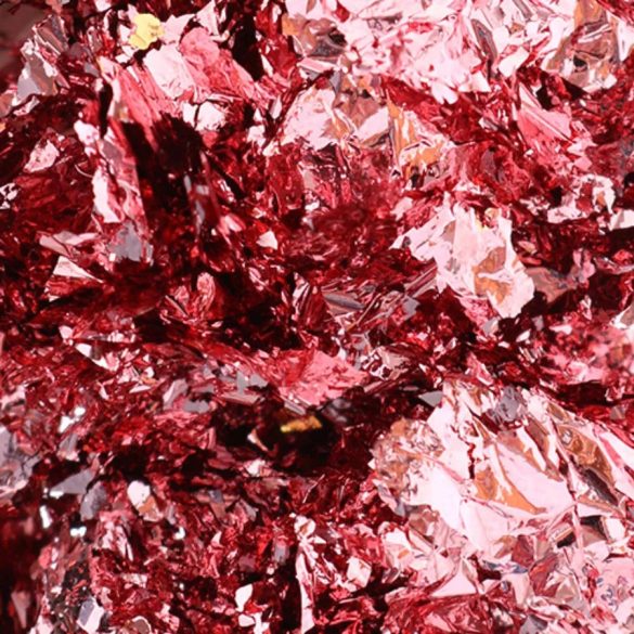 Színes fólia pehely - pink