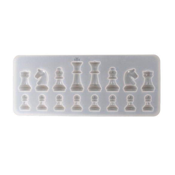 Sakkfigurák szilikon öntőforma