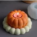 Pumpkin Shaped Candle Holder Silicone Mold