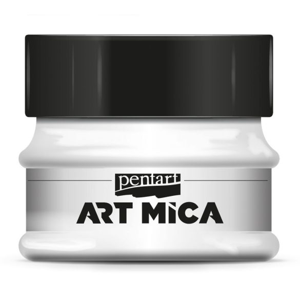 Art Mica ásványpor - gyöngyházfehér, 9 g