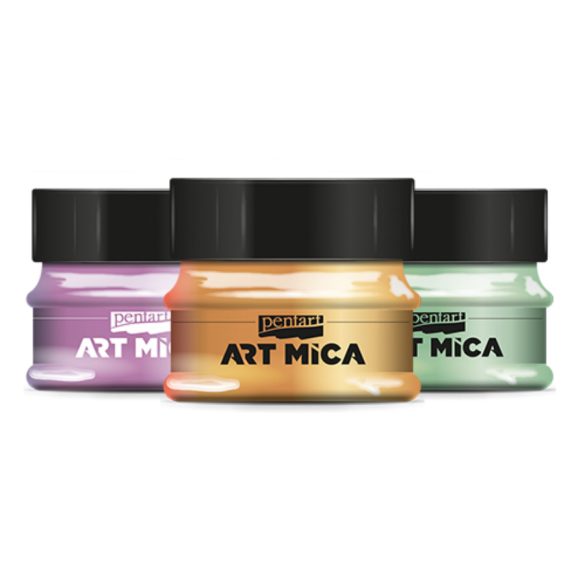 Art Mica ásványpor - gyöngyházfehér, 9 g