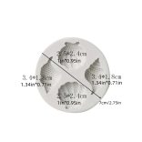 Apró kagylók szilikon öntőforma