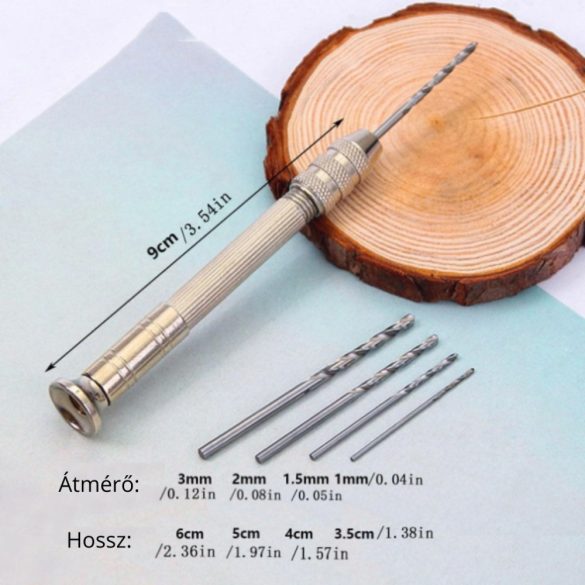 5 db-os kézi fúrókészlet 