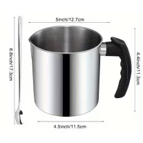 Viaszolvasztó edény keverővel - 1300 ml