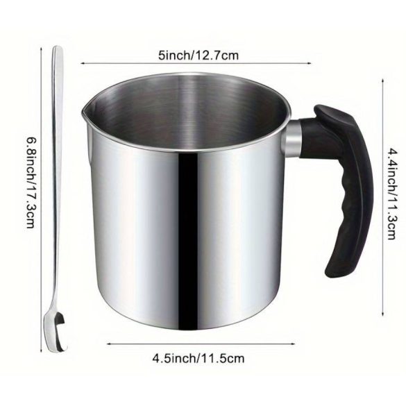 Viaszolvasztó edény keverővel - 1300 ml