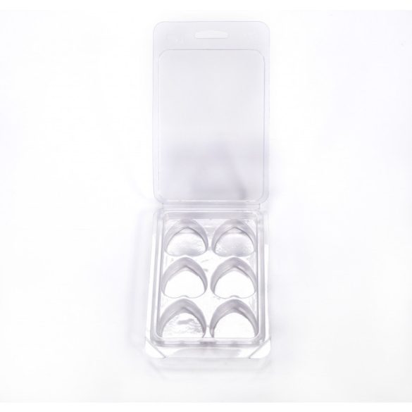 Szívecskés illatviasz tartó, 10 db