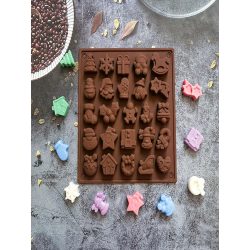 Tiny Christmas Pattern Silicone Mold