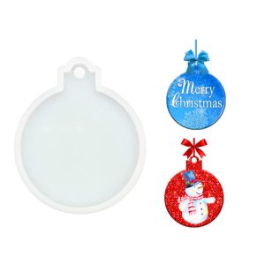 2 Pcs Christmas Tree Decoration Silicone Mold - Hanging Decoration
