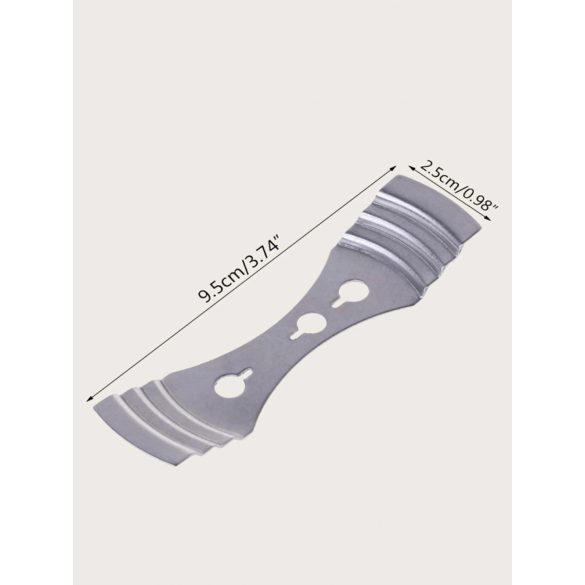 Fém gyertyakanóc tartó