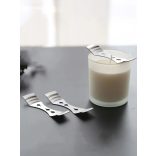 Fém gyertyakanóc tartó