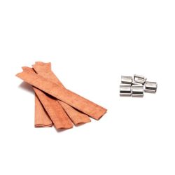 Hullámos gyertyakanóc - 20x120 mm, 5 db