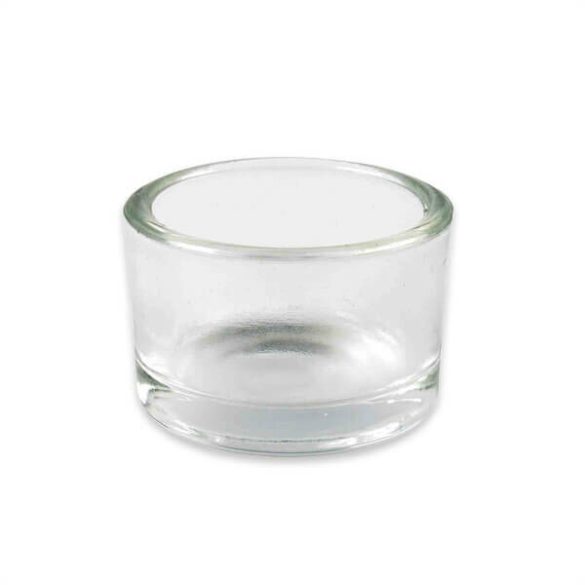 Üveg mécsestartó - 5x3.5 cm