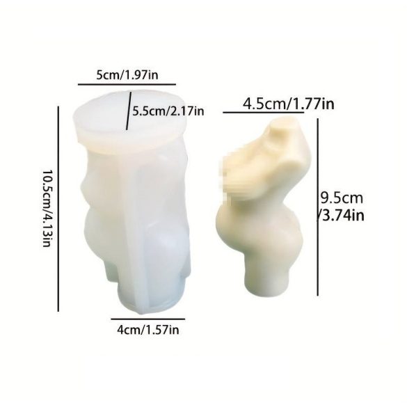 Várandós nő szilikon forma