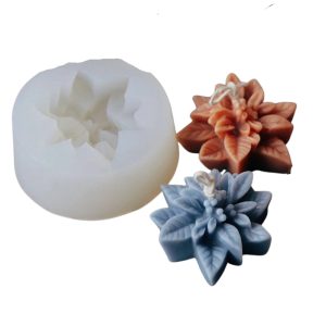 Poinsettia Flower Silicone Mold