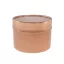 Rózsaarany színű fém tégely - 100 ml
