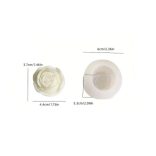 Nagy rózsa szilikon forma gyertyaöntéshez