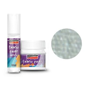 Metallic Fabric Paint 50 ML Silver