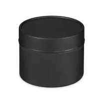 Fekete színű fém tégely - 100 ml