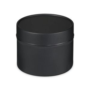 Fekete színű fém tégely - 100 ml