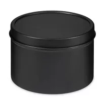 Fekete színű fém tégely - 250 ml