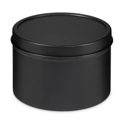 Fekete színű fém tégely - 250 ml