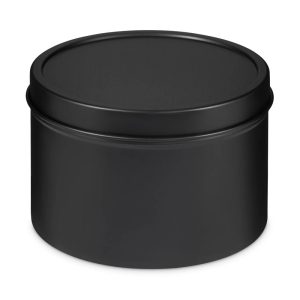 Fekete színű fém tégely - 250 ml