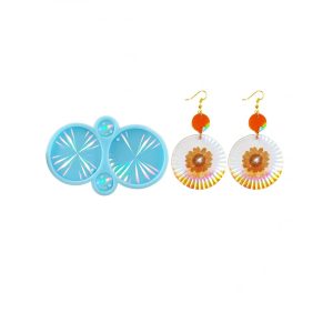 Holographic Earring Silicone Mold